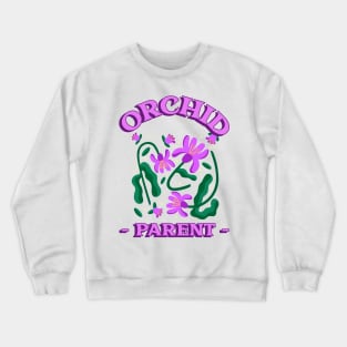 Orchid Lover Orchids Orchid Flower Plant Mom Plant Lady Crewneck Sweatshirt